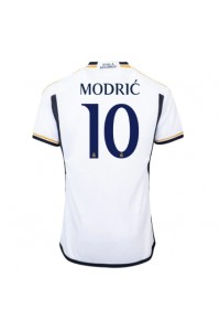Real Madrid Luka Modric #10 Fotballdrakt Hjemme Klær 2023-24 Korte ermer